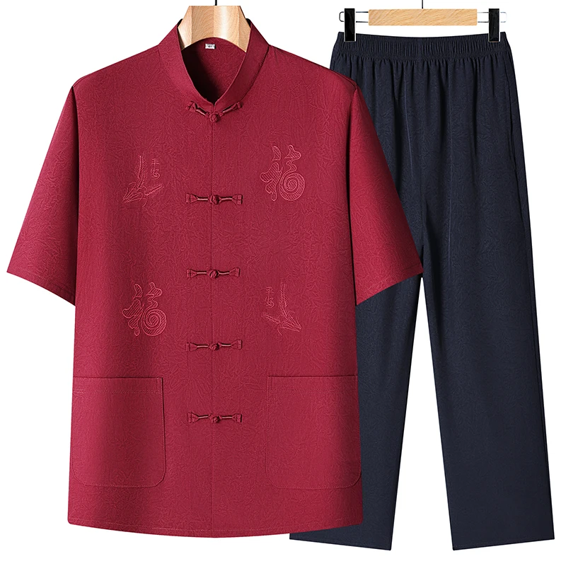 Shirts + Pants Summer Men Fash - Mens Fashion Trend บทวิจารณ์และราคา