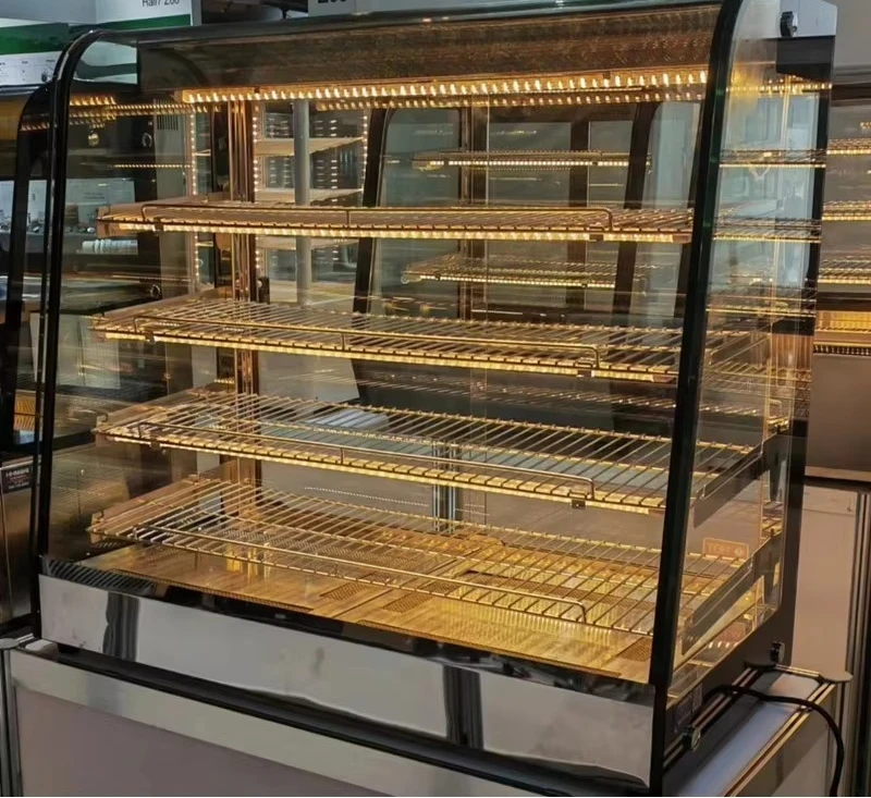 China 4 Layer New Kfc Chips Fried Chicken Hot Food Display Hamburger Warmer Bread Bakery Heating Warming showcase