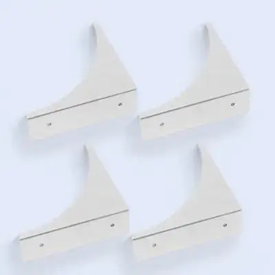 

4Pcs Vintage Copper Corner Protectors Furniture Guard Decorative Corner Covers for Desk Cabinet Boxes Anti-Rust