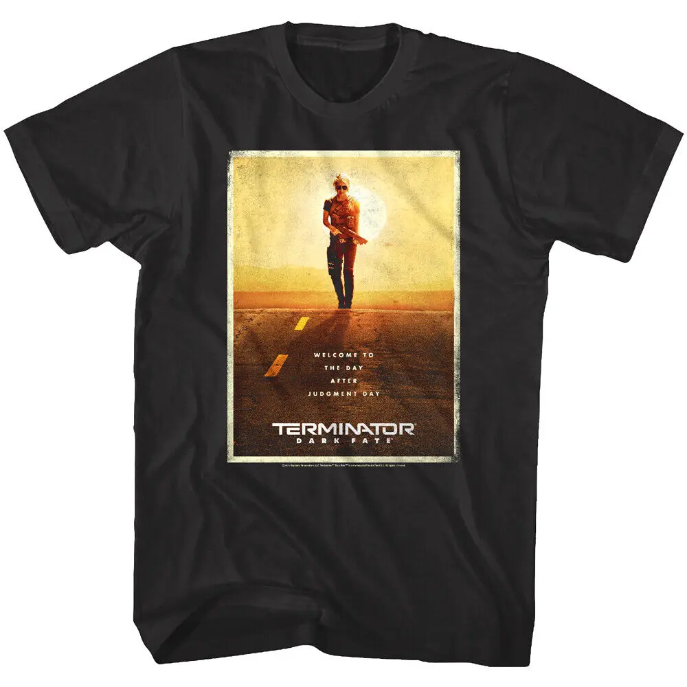 Terminator Dark Fate Movie Poster Men's T Shirt Day After Judgement OFFICIAL