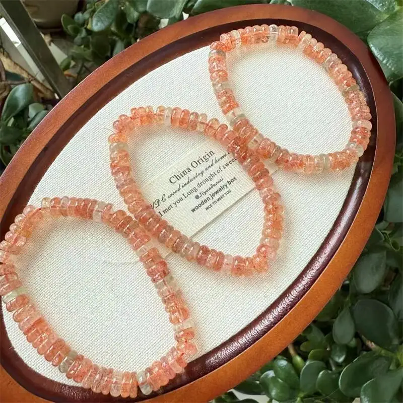 

6,5/7,5 мм натуральный браслет из кварцевых бусин Arusha с кристаллами Рейки, целебный драгоценный камень, модные украшения, праздничный подарок, 1 шт.