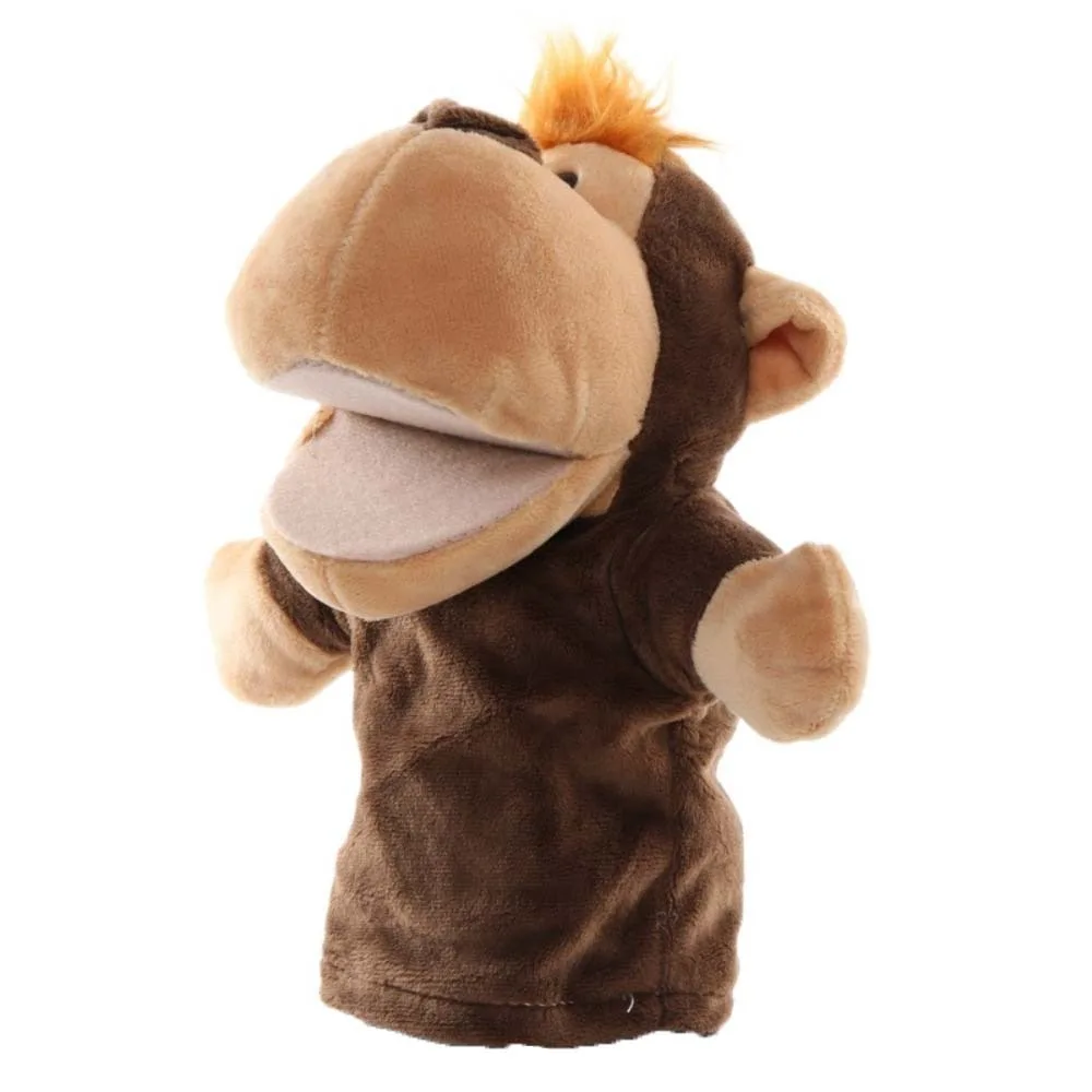 Spiel Puppe Stofftier Handpuppe Cartoon Interaktive Hand Fingerpuppen Niedlichen Affen Beschwichtigen Puppen Kindergarten Geschichte Requisiten