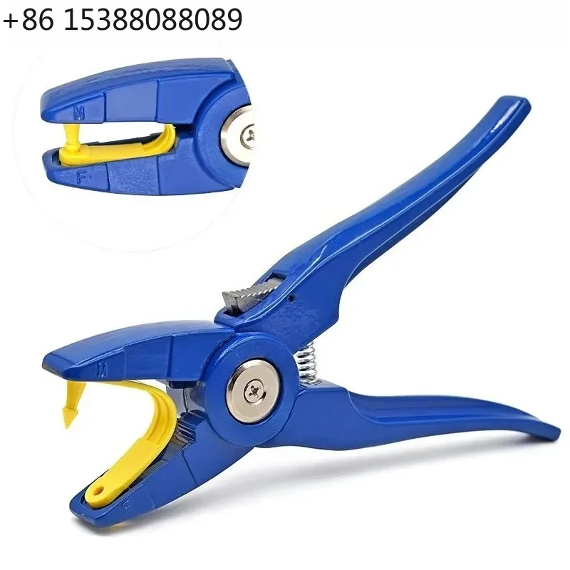 Metal Animal Ear Label Applying Pliers Convenient Livestock Ear Label One-piece Sheep Ear Label Pliers(2PCS)