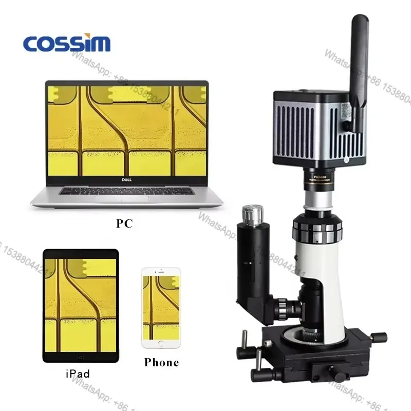 Hot Sale BJ-X 100X~500X Portable Handheld Metallurgical Microscope with LED & Magnetic Base for Field Inspection