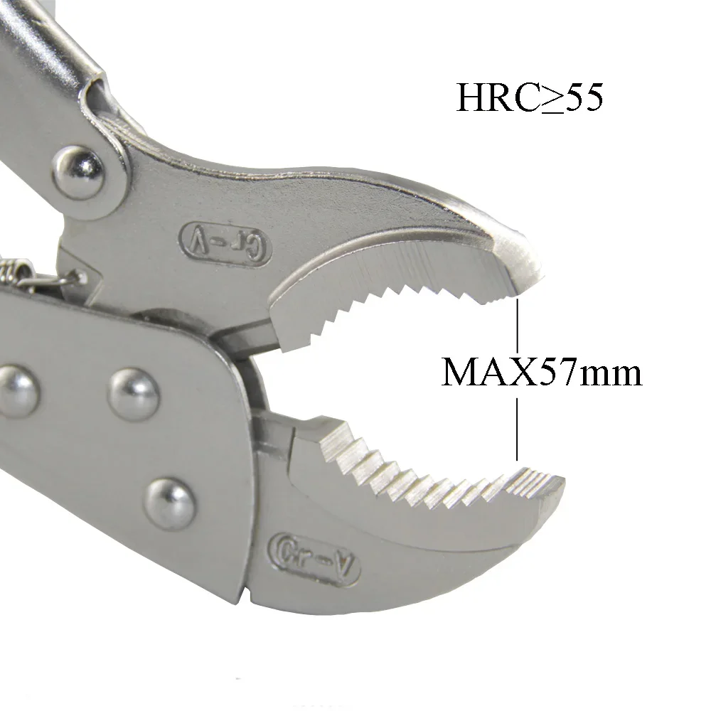 12 Inch Heavy Duty CRV Steel Curved Jaw Vise Grip Locking Pliers Assorted Welding Clamp