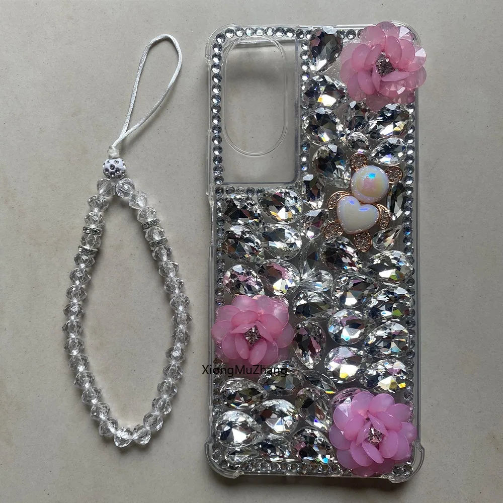 Für TCL 40 50 50Pro 50XL 50XE 60XE NxtPaper Luxus Bling Glitter 3D Blume Fall für TCL 50XL 50XE 60 60SE 605 505 503 502 501 – Detail 7