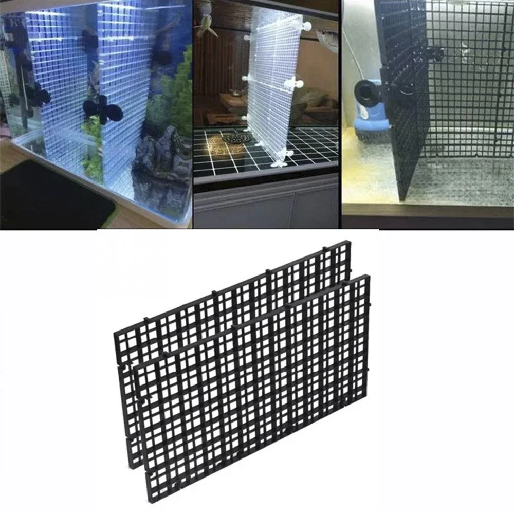 1Pc Fish Tank Seperator Multi Function Aquarium Divider Board Undergravel Bottom Isolation Board Filtration Net Grid Plate Tray