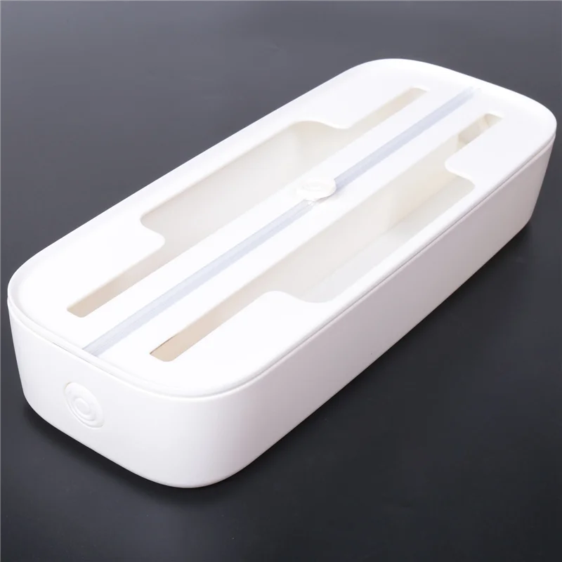 

AD23-Drawer Food Wrap Dispenser, Foil, Plastic And Wax Paper Organizer For Kitchen Organization Durable Easy Install