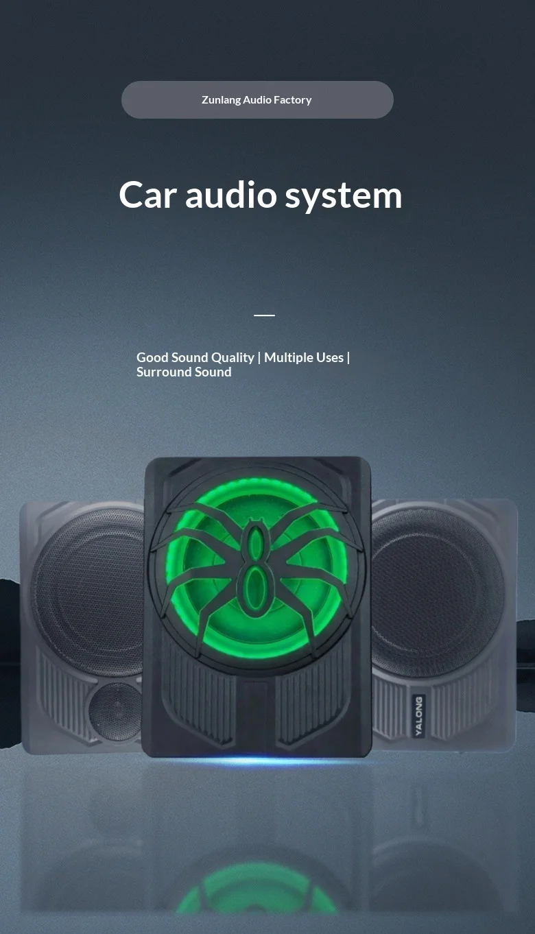 Car Subwoofer Amplifier Ultra-thin 10