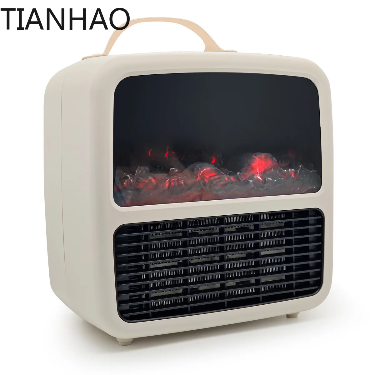 New Portable electric 3D dynamic flame heater household instant heater desktop pet intelligent heater