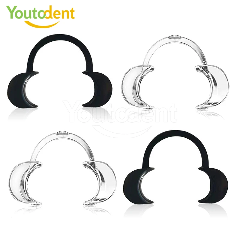 10pcs /set Dental Mouth Opener Expander C Shape with Handle Intraoral Cheek Lip Retractor Orthodontic Dentistry Accessories