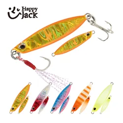 HappyJack 2024 new Metal Jig Fishing Lure 5g 10g 15g 20g Shore Casting Swimbait Spoon Spinner LAKE Ocean Tackle Pesca Artificial