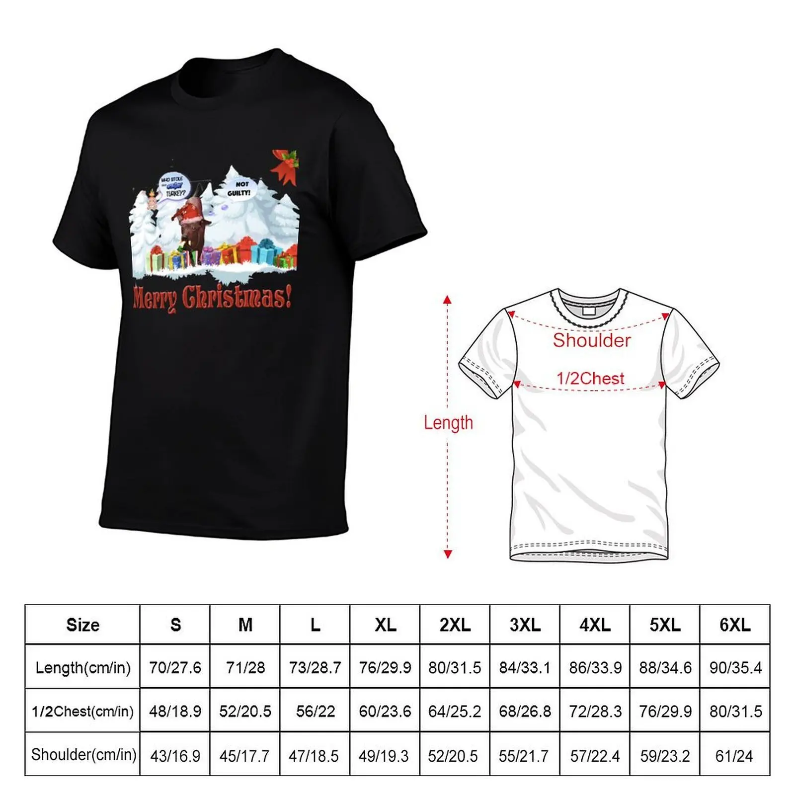who stole the turkey? T-Shirt t shirts for man graphic vintage t shirts cotton 100% T-Shirt