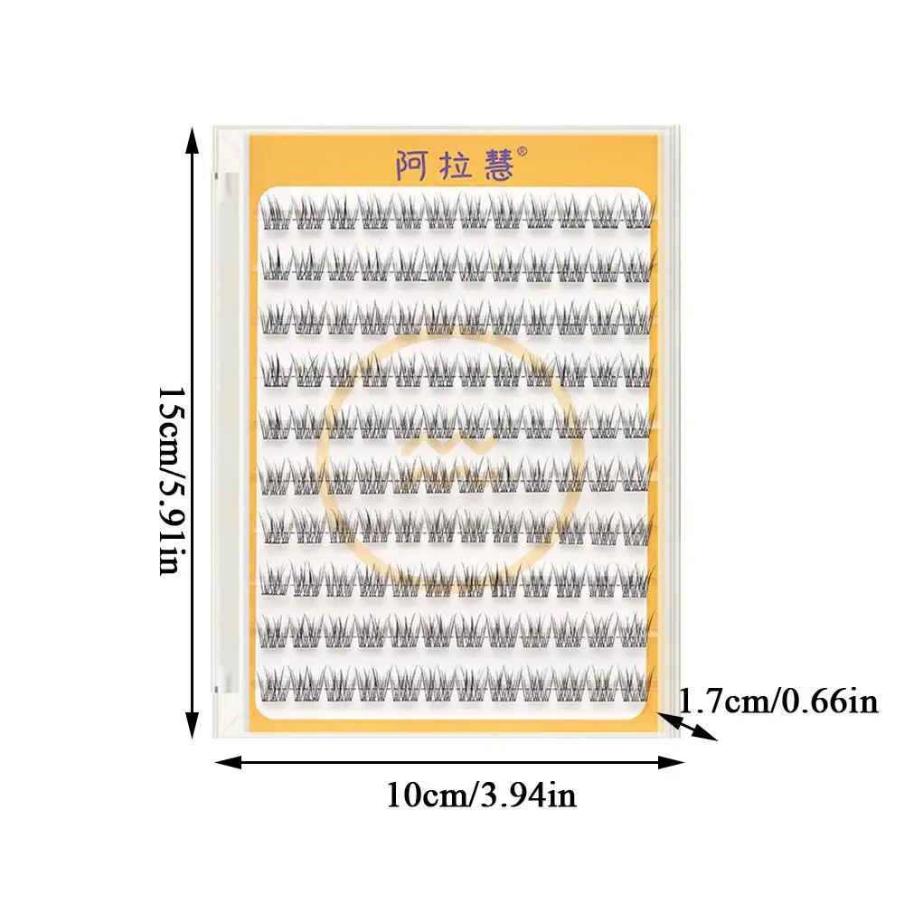 Segmented Lash Extension Self Adhesive Eyelash Fluffy Curling Lash Grafting Glue-Free Eyelash Daily Use Cosmetics Sweet Lash