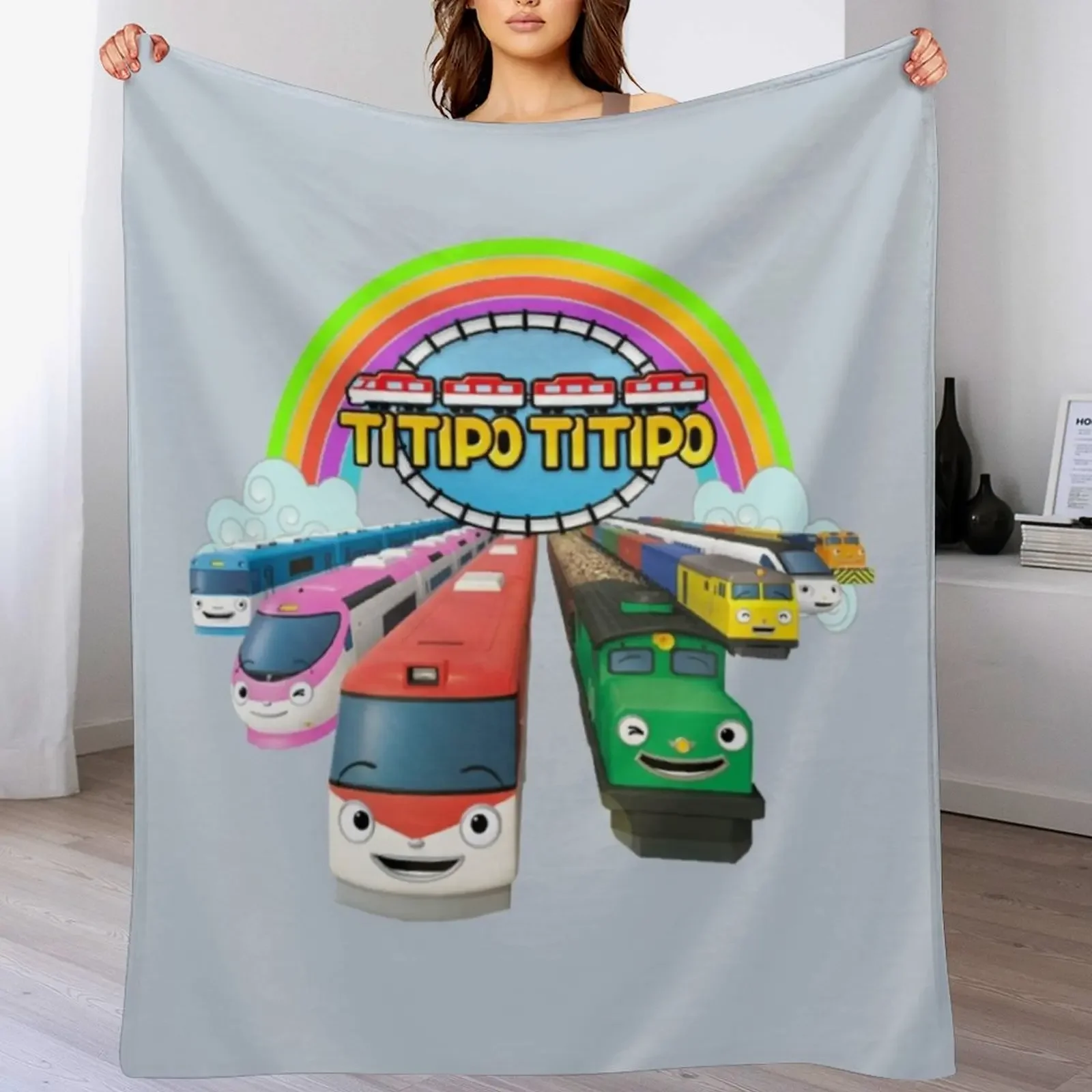 

Titipo And Friends Throw Blanket Hair Cute Hairys anime Blankets