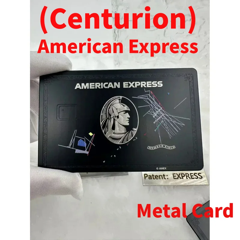 custom，Custom,Thread clause, metal card, stainless steel, card, replace old card on metal, centurion. Movie props, Ameri