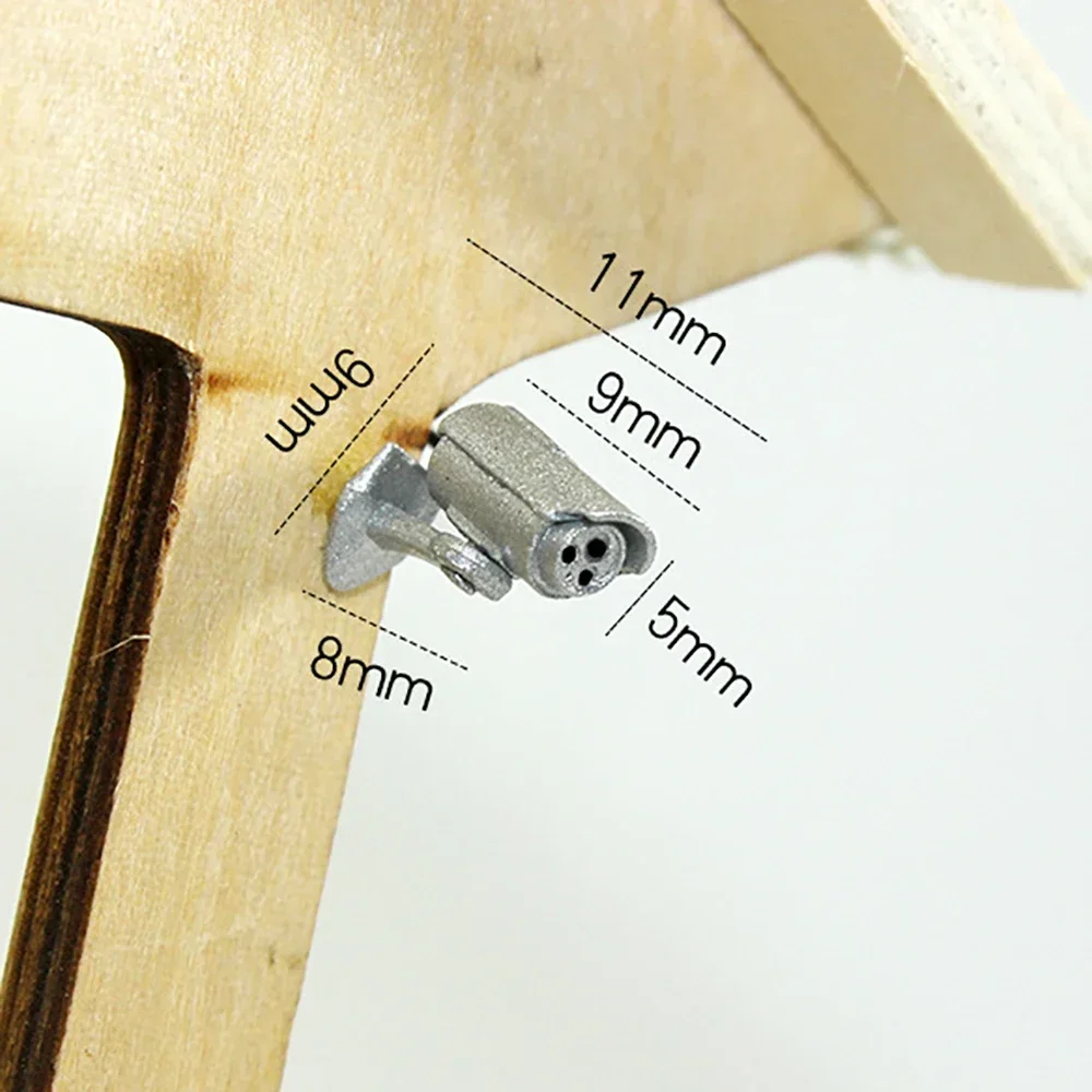 1 sztuk 1/12 domek dla lalek miniaturowa kamera monitorująca ze stopu Model symulacyjny zabawki do mini dekoracji akcesoria do domku dla lalek