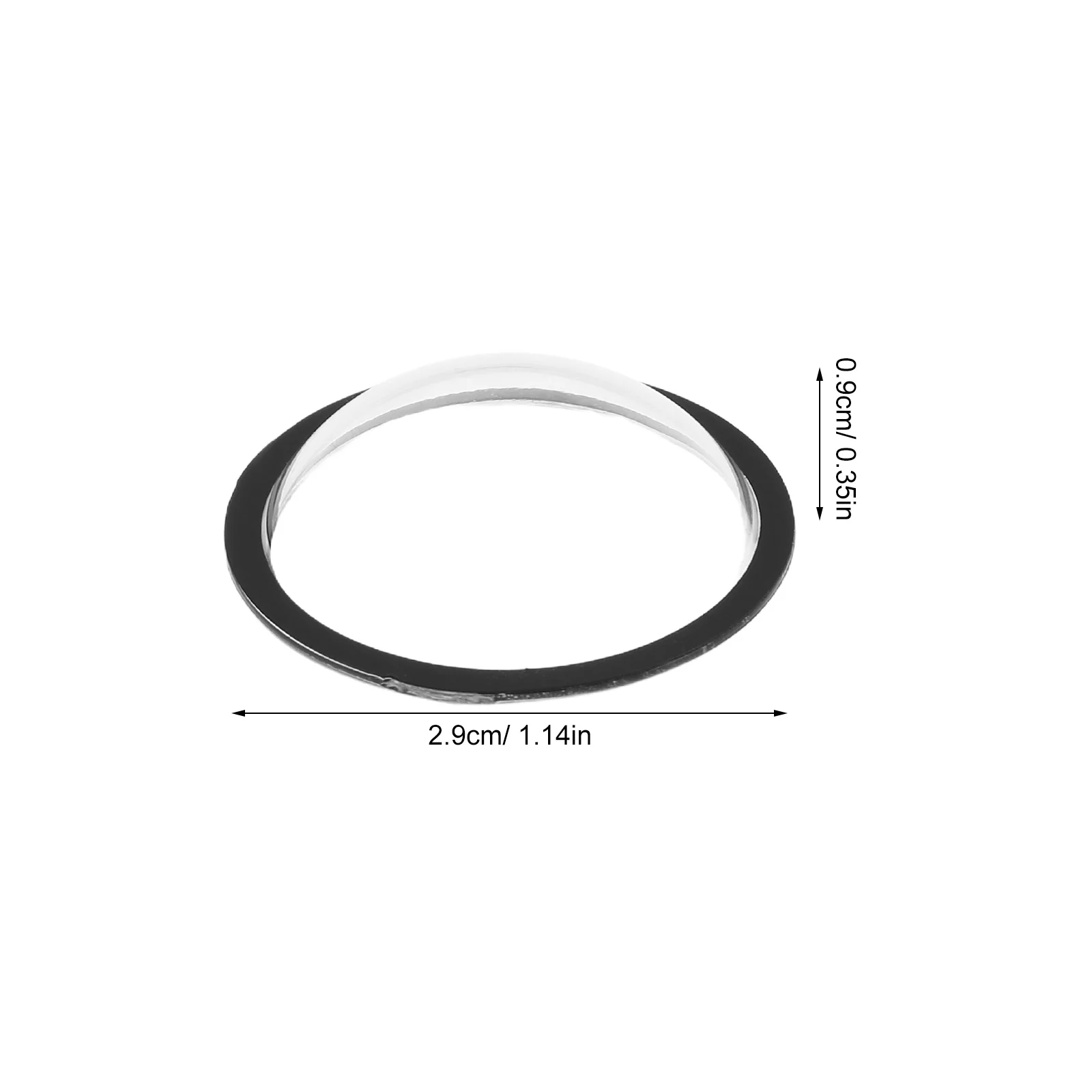 1 زوج عدسة حامي الكاميرا البلاستيكية ل /S/V شفافة عالية مقاومة للخدش مقاوم للماء خفيفة الوزن المحمولة