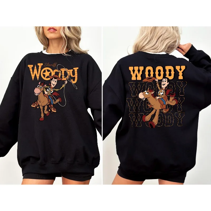 ملابس ديزني شريف وودي الرياضية النسائية لخريف/شتاء أزياء غير رسمية جديدة للرجال والنساء ملابس الشارع