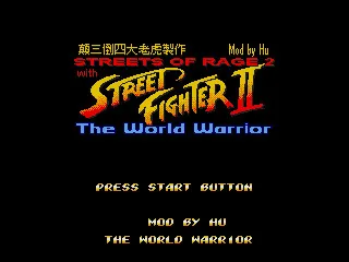 16-битная игровая карта MD SOR2 «World Warrior Air Combo» для Mega Drive Genesis