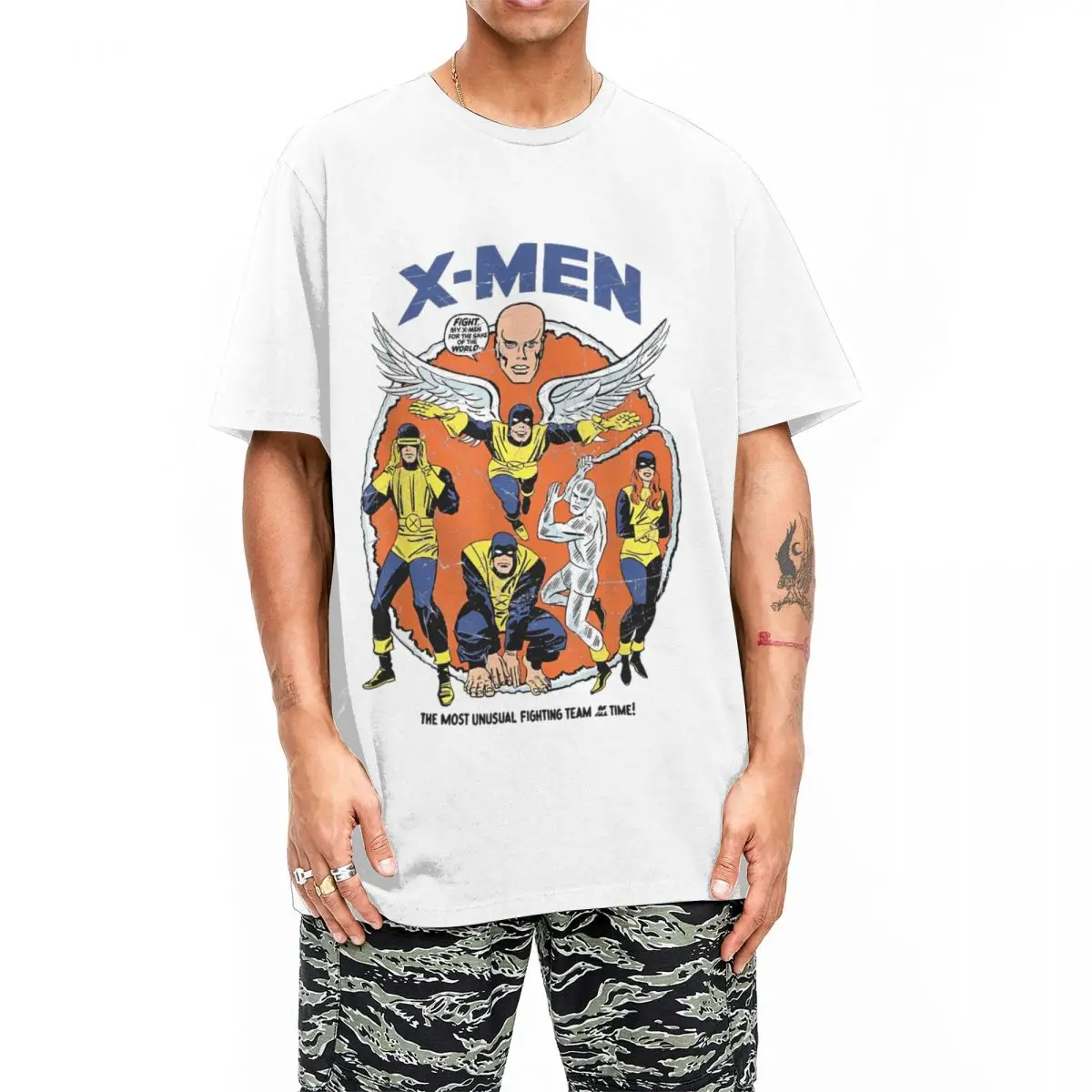 Awesome X-Men Mutants Retro Wolverine Comic T-Shirts Men Women's O Neck 100% Cotton T Shirts Short Sleeve Tees Plus Size Tops