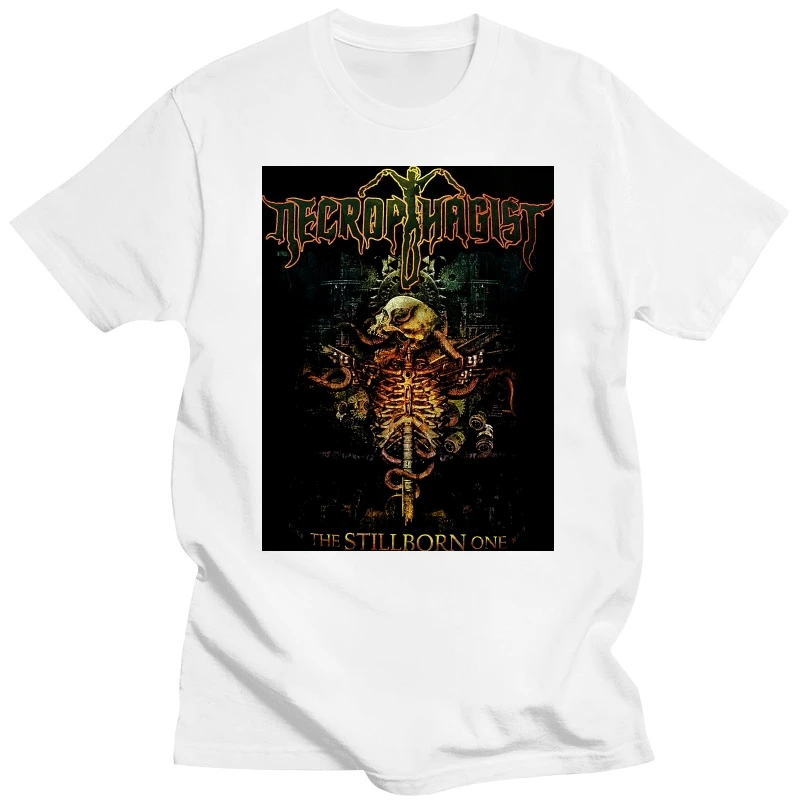 Authentic Necrophagist Band The Stillborn One Song Lyrics T-Shirt S New