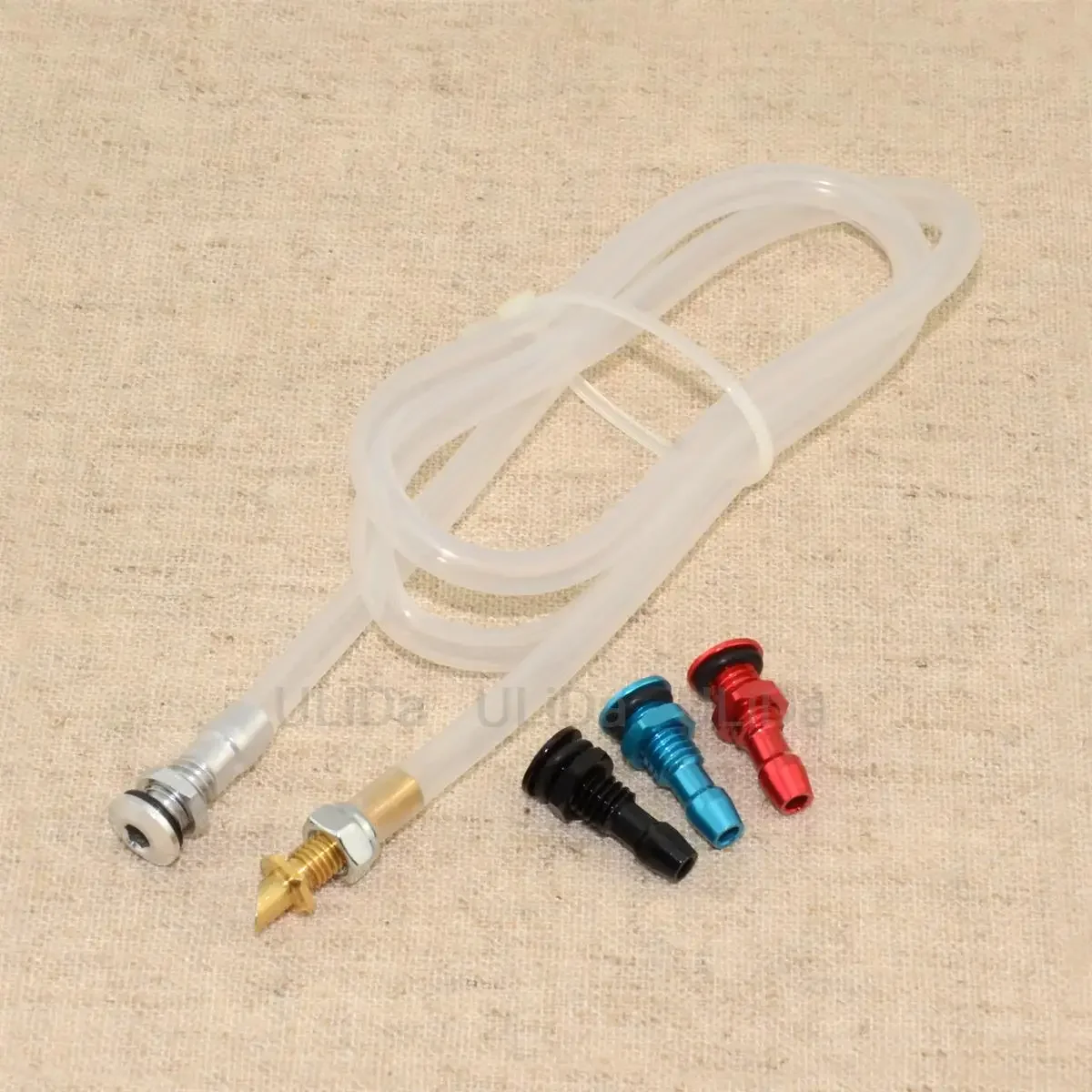 1set Bottom Water Scraper Cooling Set Inlet + Outlet Mouth/Nipple/Nozzle 3x5mm Transparent Silicone Pipe for Motor ESC