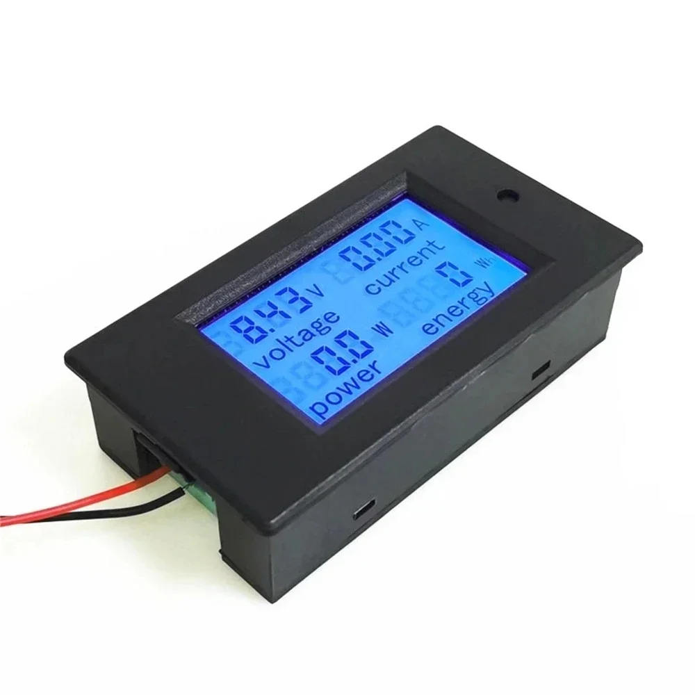 Digital Wattmeter e voltímetro, LCD Tensão Atual Poder Consumo de Energia Medidor, DC 6.5-100V, 4in 1, PZEM-031