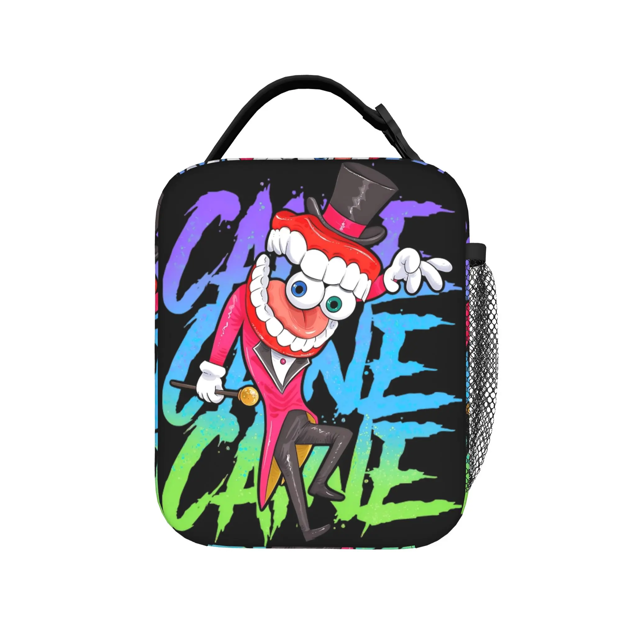 Cartoon Digitals Circus Thermal Insulated Lunch Bags for Travel  Portable Food Container Bags Thermal Cooler Lunch Boxes