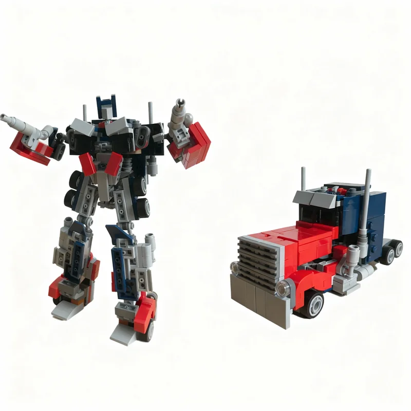 

397PCS MOC Creative Model Movie Optimus Prime Technology DIY Assembly Bricks Display Birthday Gift Collectible Decoration Home