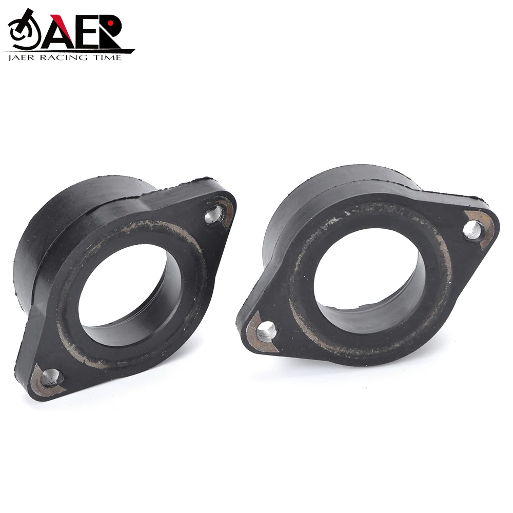 2PCS Motorcycle Carburetor Interface Adapter Intake Insulator Connector for Yamaha XS650 TX650