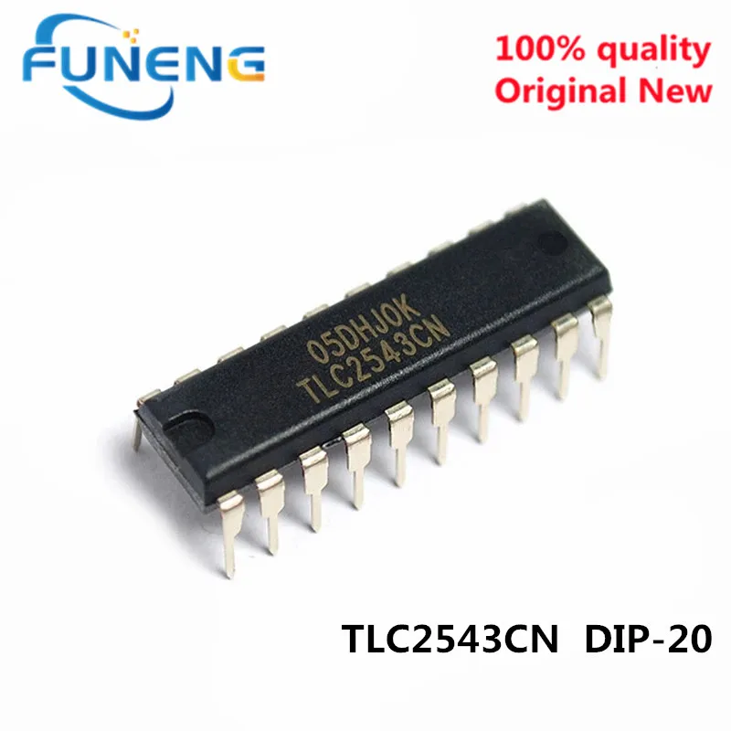 

5PCS TLC2543CN TLC2543C TLC2543 DIP-20