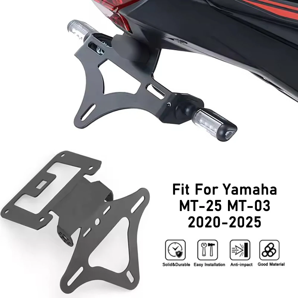 

Tail Tidy License Number Plate Holder For Yamaha MT-25 MT-03 2020-2025 MT25 MT03 Motorcycle Rear Fender Eliminator Mount Bracket