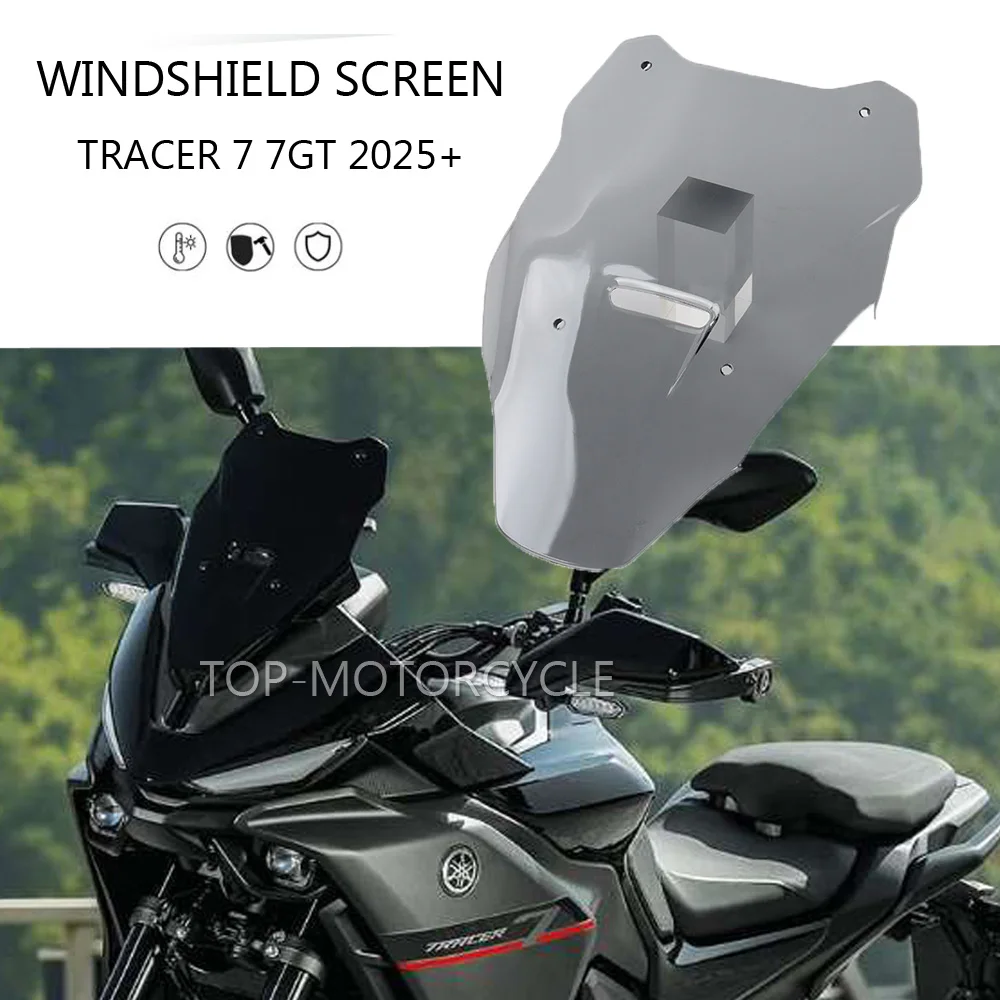 

For YAMAHA TRACER 700 GT 2025 New Motorcycle Windscreen Cover ABS Accessories Windshield Protector Film Anti Scratch Universal