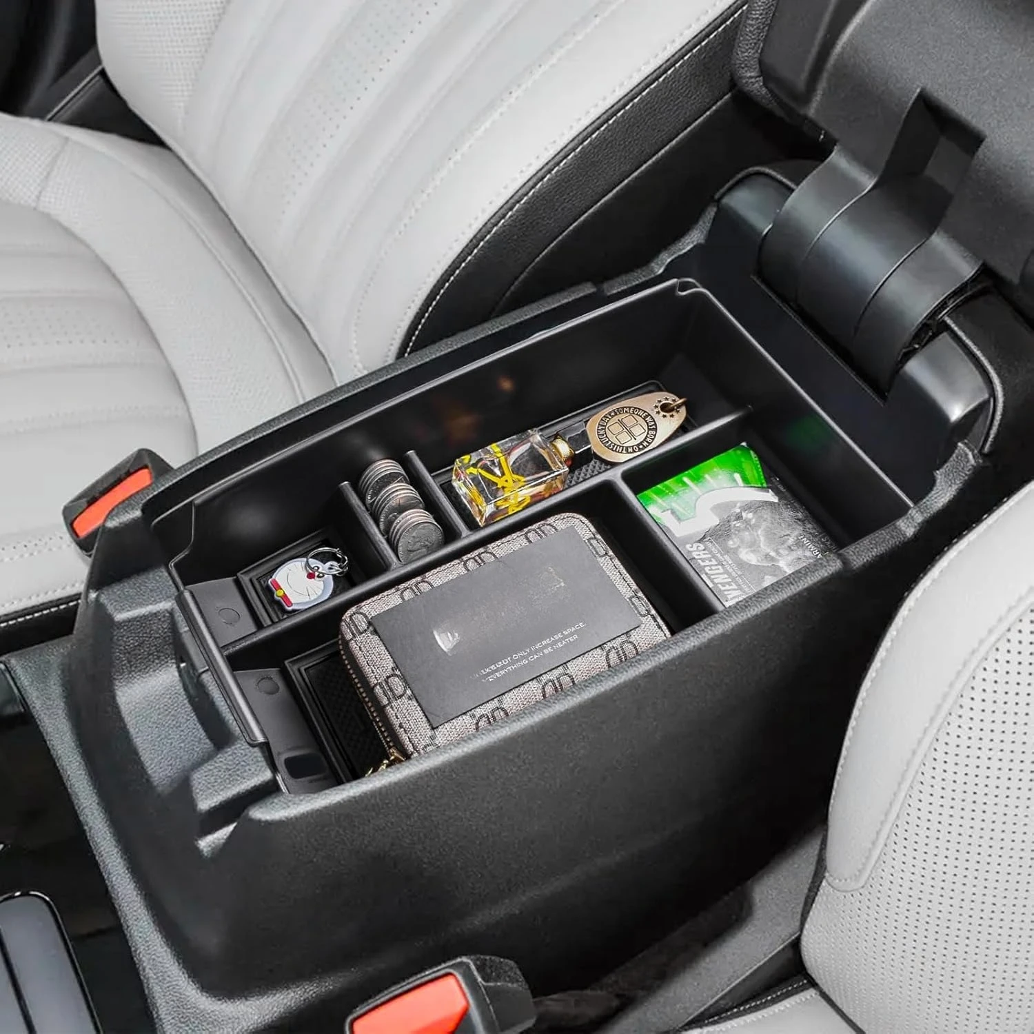 

Center Console Organizer Tray for Ford Escape 2020-2025/Bronco Sport 2021-2025 Accessories Armrest Storage Interior Car Tray Box