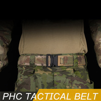 Tactical Belts for Men Style Work Hiking Riggers Web Gun Belt with Heavy Duty Quick Release Metal Buckle