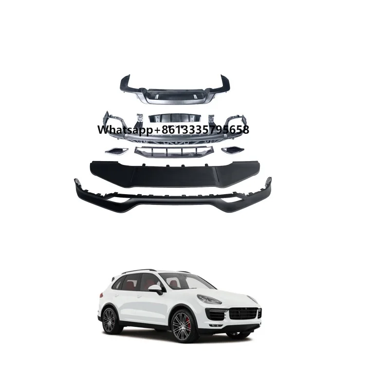 

Car Accessories Body Kit Cayenne 958.2 Upgrade to 9Y0 9Y0.1 TKT Front Rear Lip Body Kits for Porsche 958 2015-2017