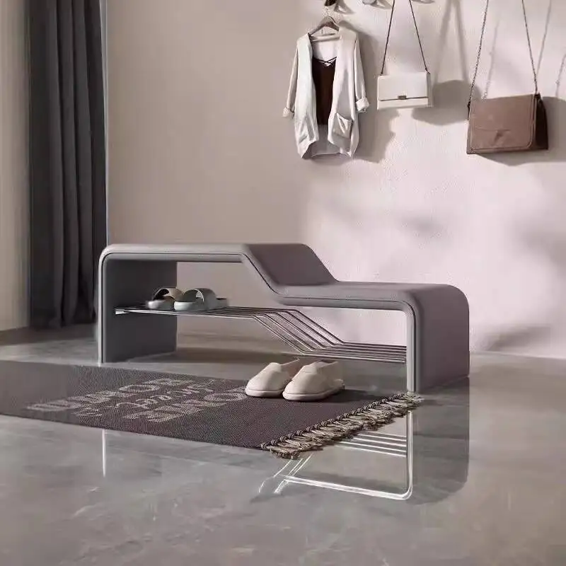 

Shoe Entrance Hall With Seat Cabinet Box Luxury Box Clothing Nordic Shoe Shelf Tower Metal Bench Zapatero Shoemakers Furniture