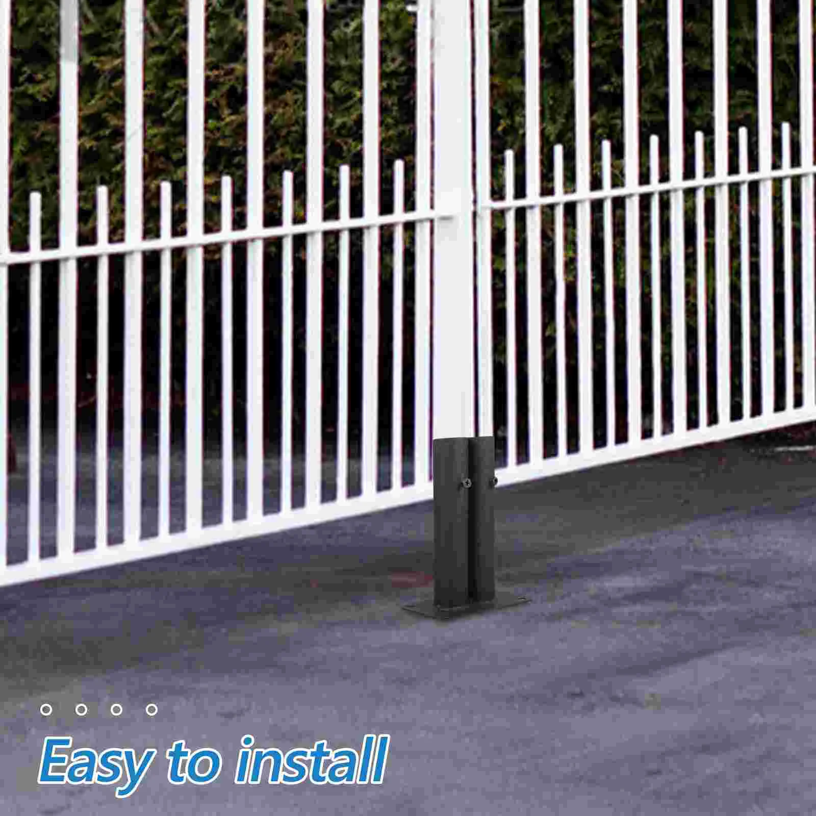 1 Set of Fence Base Garden Border Edging Fence Support for Garden Courtyard Accessory garden fence base