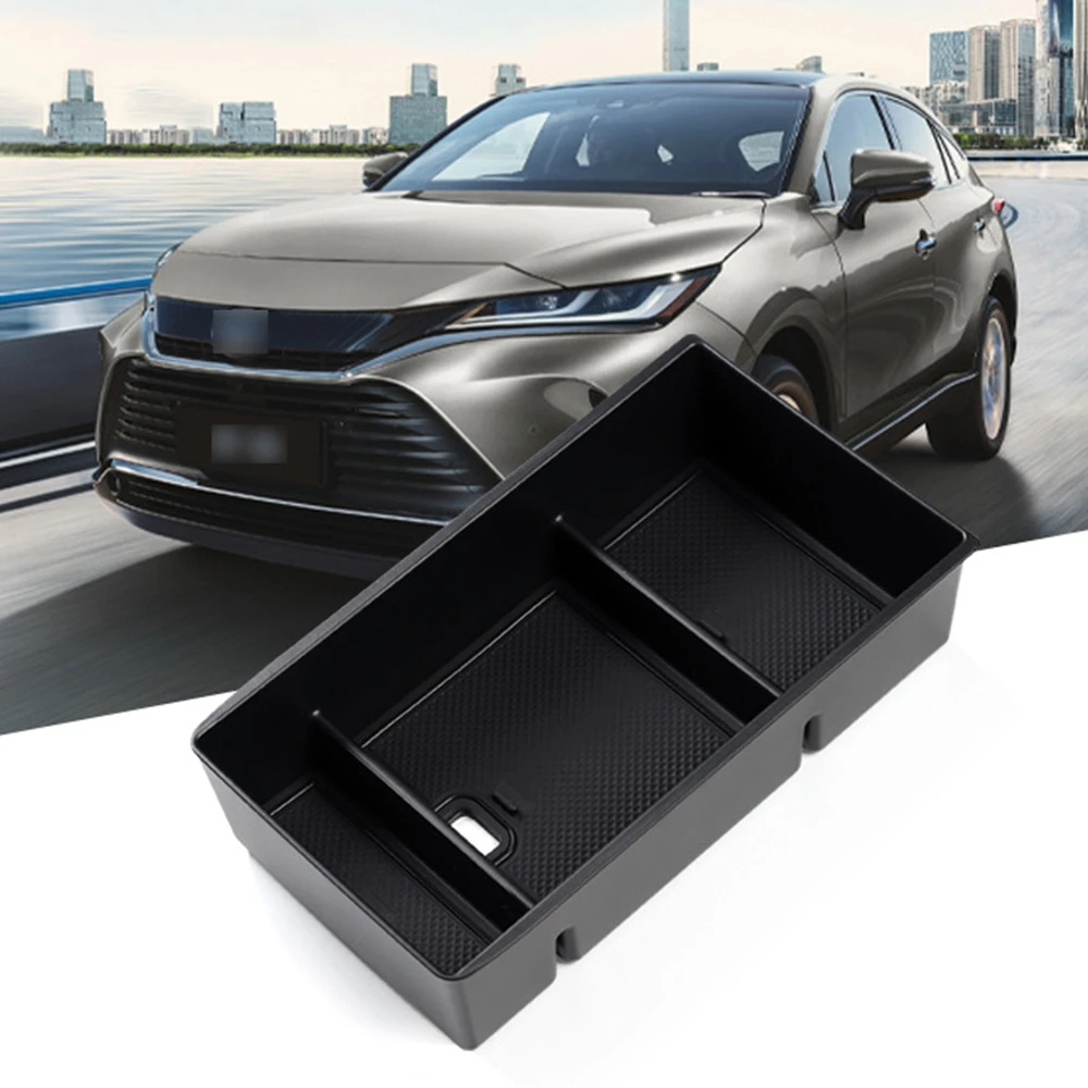 For Toyota Harrier 2022 2023 /Venza 2022 2023 Armrest Box Storage Organizer Tray Secondary Holder Tidy Box Case Car Accessories