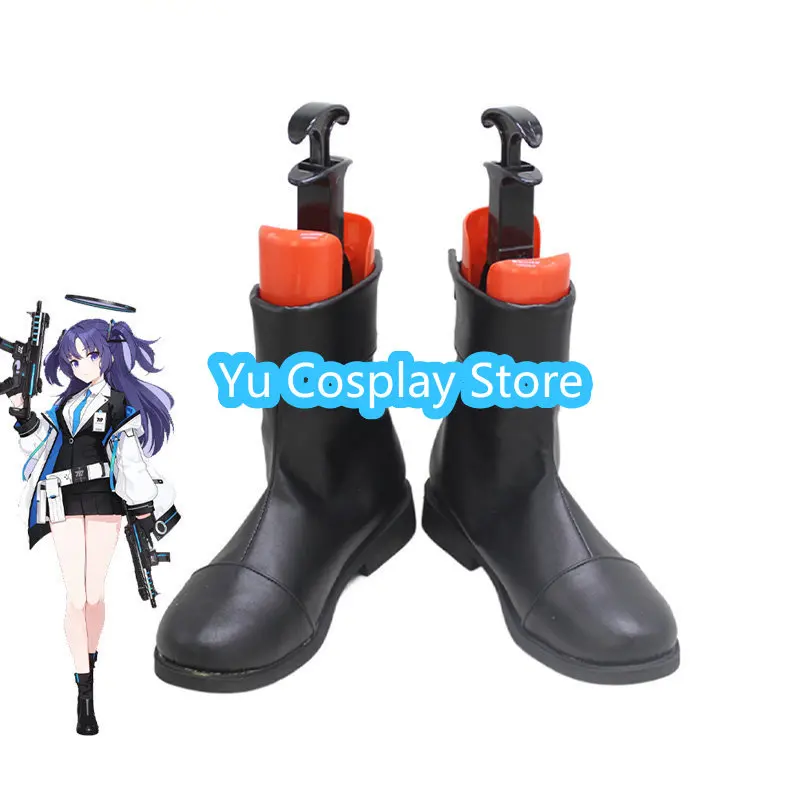 

Game Blue Archive Hayase Yuuka Cosplay Shoes Halloween Carnival Boots PU Shoes Cosplay Props Custom Made