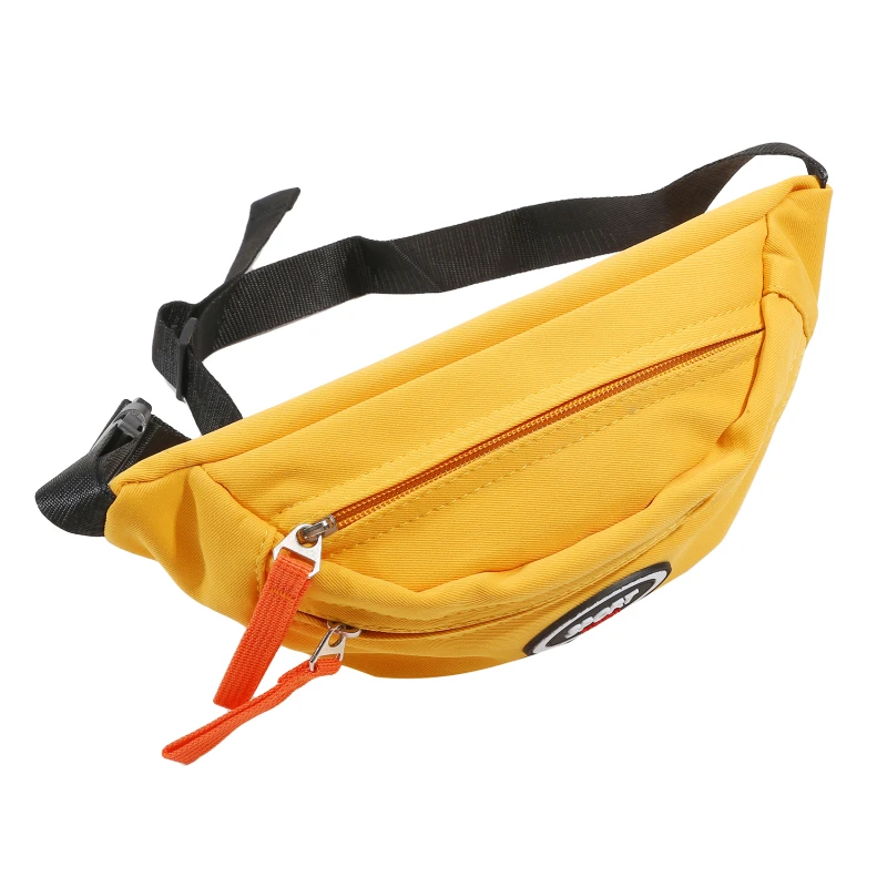 Nieuwe Mode Schattige Kinder Borsttas Een Schouder Crossbody Heuptasje Canvas Diagonale Tas Meisje Jongen Rits Tas Portemonnee