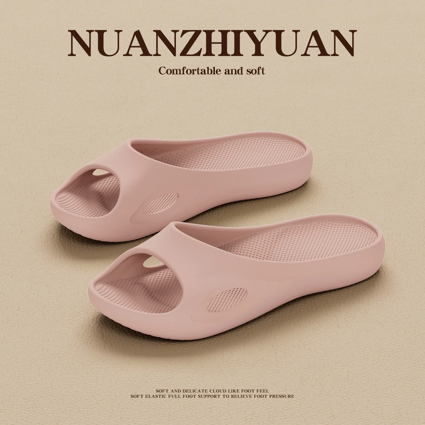 

2026 New EVA Slippers Non slip Wear-resistant Couple Shoes Summer Bathroom Shower Indoor Home Casual Sandals
