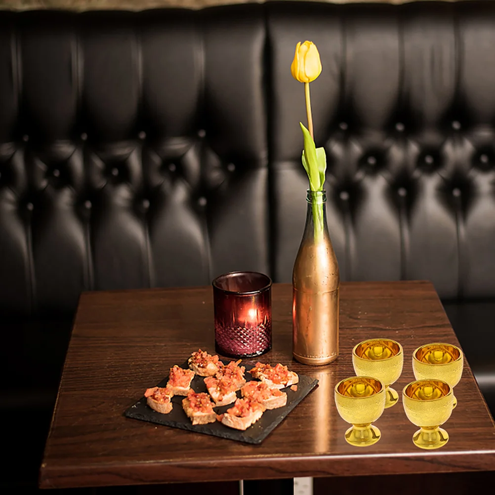 1 مجموعة توفر المياه المقدسة الكؤوس غلاية التبتية البوذية العبادة كوب ريترو ستايل كوب بلاستيكي للزينة للمنزل معبد #2