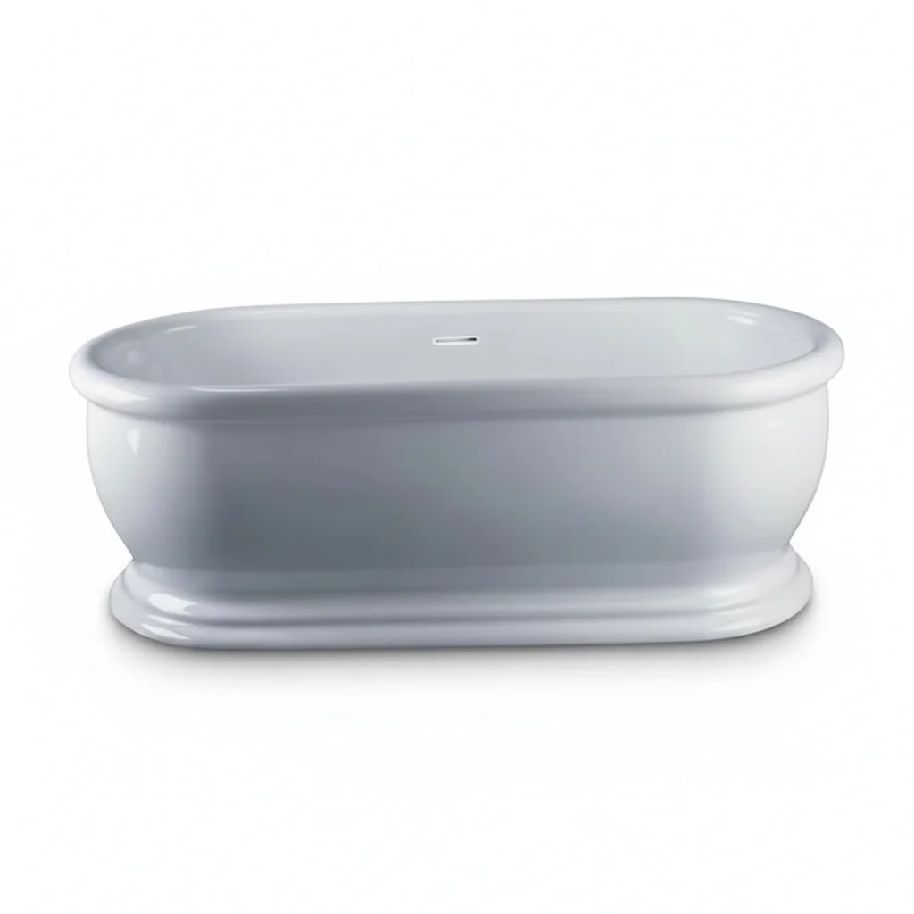 

Отдельностоящая ванна, современная акриловая ванна для замачивания, 1740x790x590 мм/68.5x31.1x23.2 дюйма, сертифицированная CE, домашняя спа-ванна