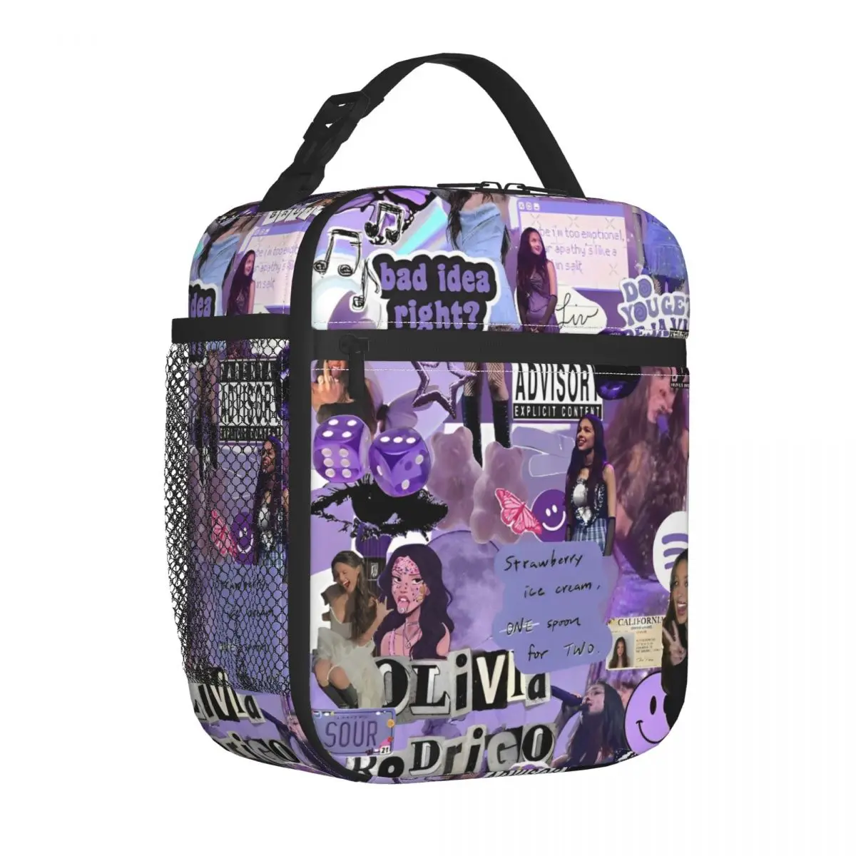 Olivia Vampire Rodrigos Sour Designs Insulated Lunch Bags Portable Meal Container Cooler Bag Lunch Box Tote Picnic Girl Boy