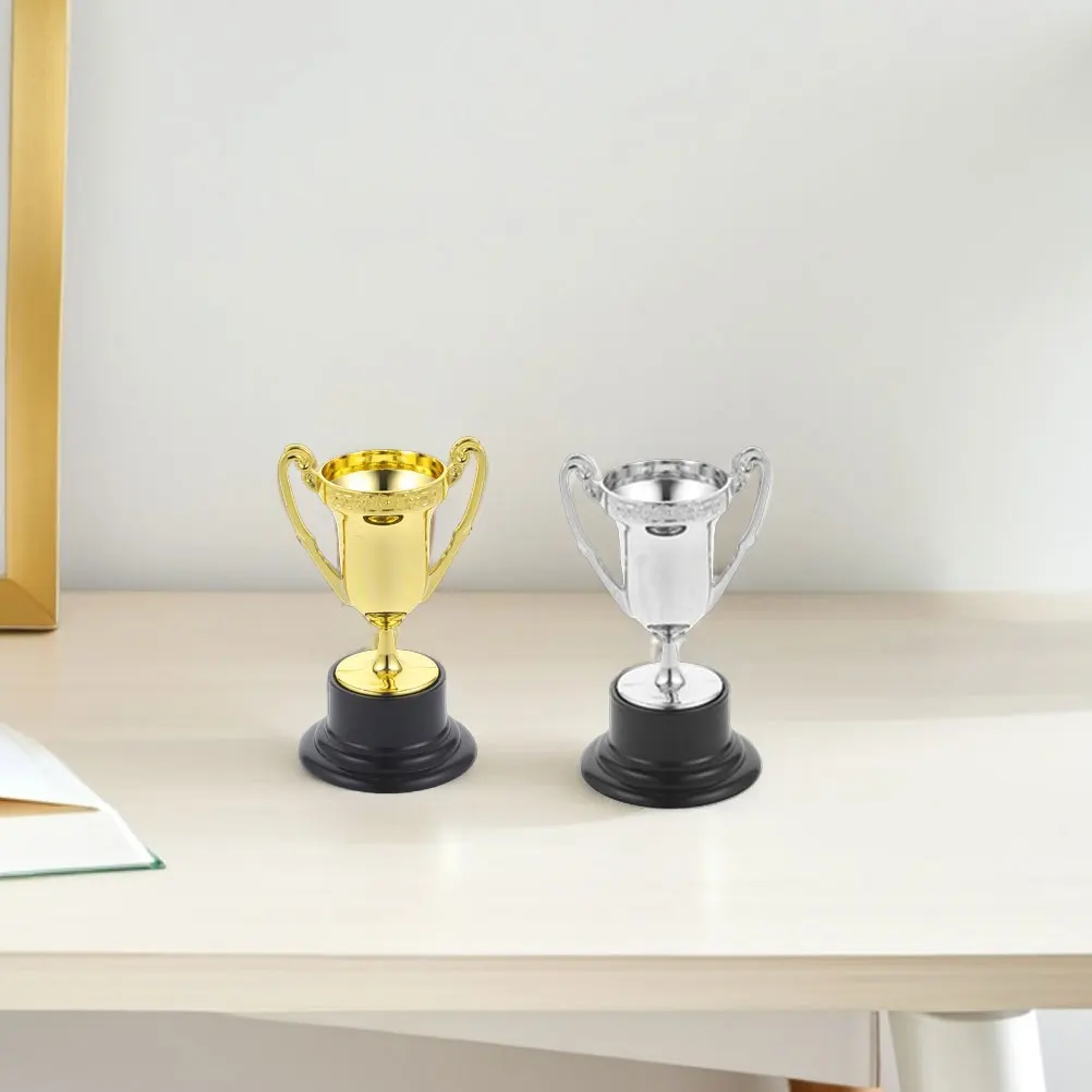 24 Pcs Trophies For Sports Celebration Competition Trophy Makeup Costume Props Awards Winner Mini Child