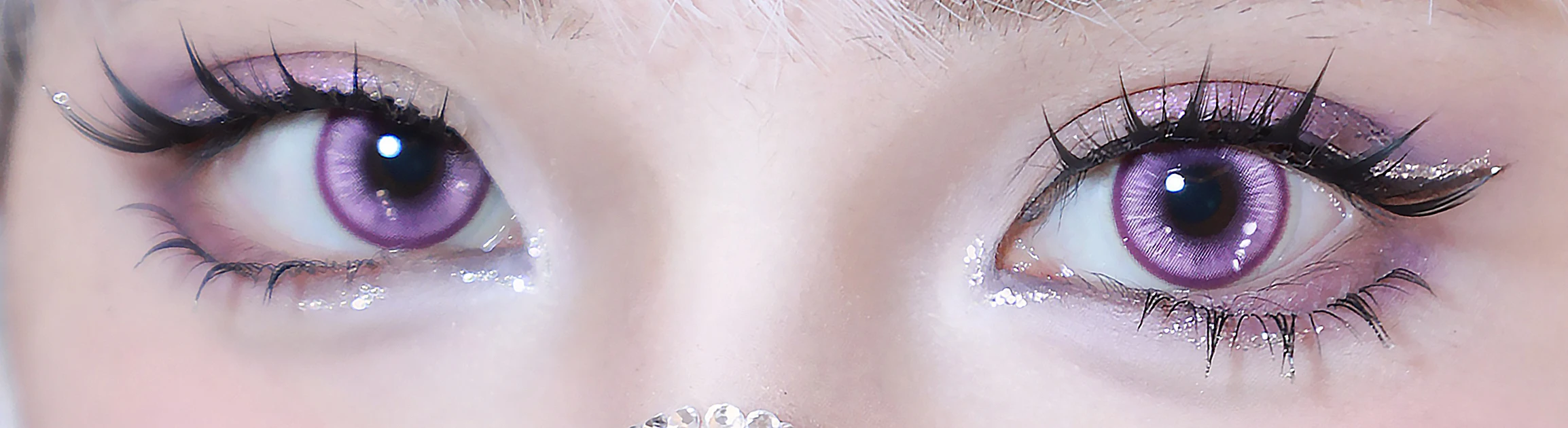 Abgestufte 1 Paar farbige Kontaktlinsen Halloween Cosplay Softlens 14,2 mm 6 Monate – Detail 22