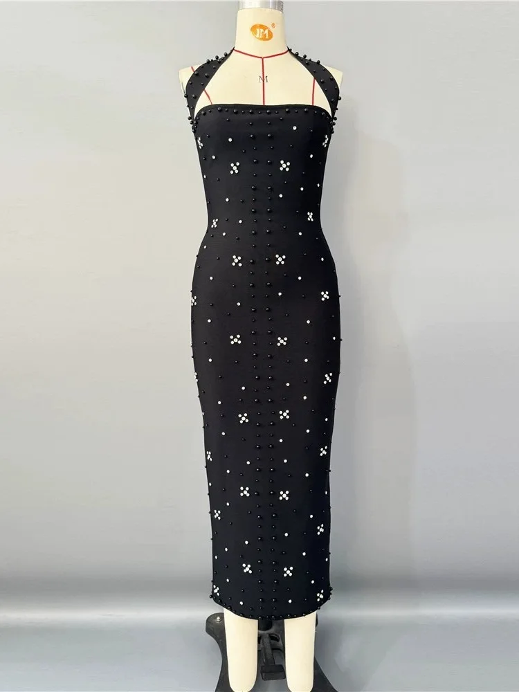 Sexy senza spalline in rilievo Dr Par Abito da sera per cena di nozze Transfrontaliero Faionable Ne Appeso oulder Wrapped Dr