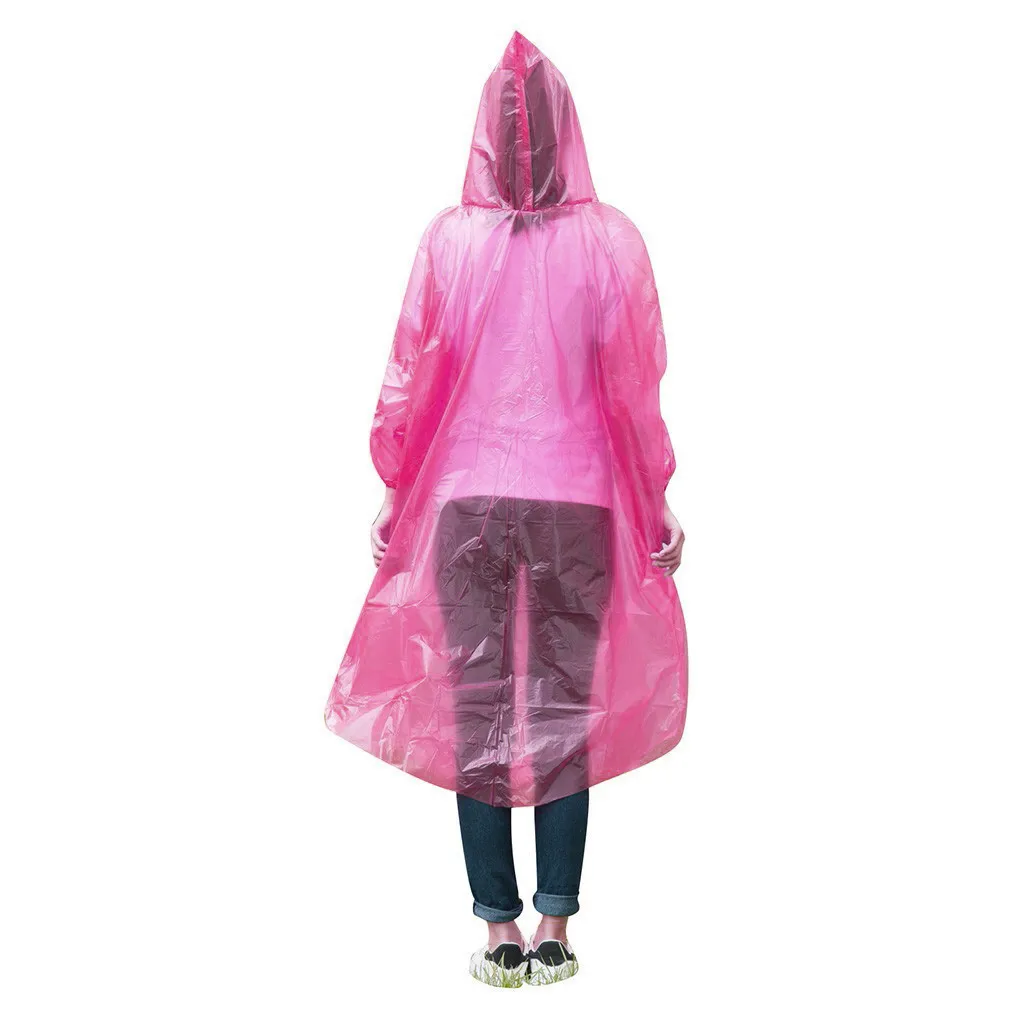 Disposable Adult Emergency Waterproof Rain Coat Hiking Camping Hood Waterproof Quick Drying Raincoat Impermeable дождевик